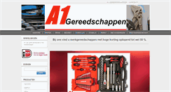 Desktop Screenshot of a1gereedschappen.nl